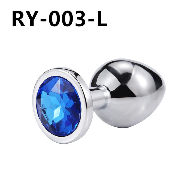 “Plug Anal con Joya ‘Lujo Secreto’ – Acero Inoxidable”