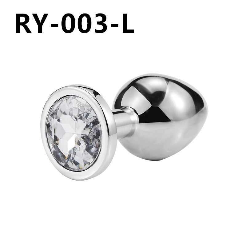 “Plug Anal con Joya ‘Lujo Secreto’ – Acero Inoxidable”