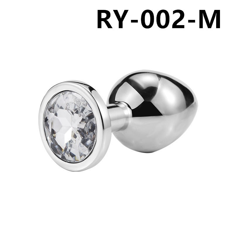 “Plug Anal con Joya ‘Lujo Secreto’ – Acero Inoxidable”