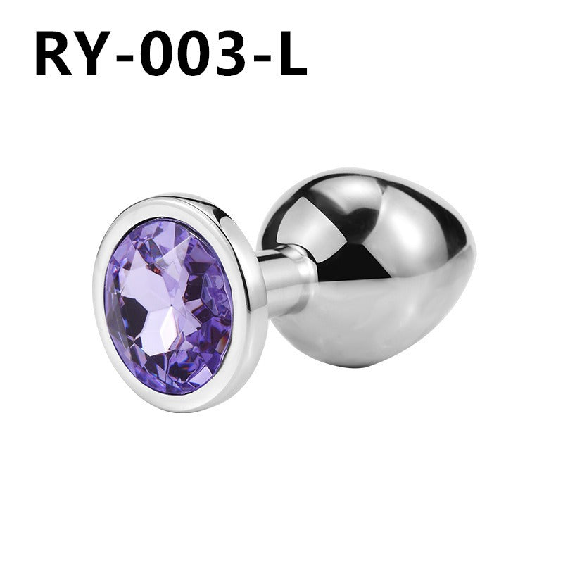 “Plug Anal con Joya ‘Lujo Secreto’ – Acero Inoxidable”