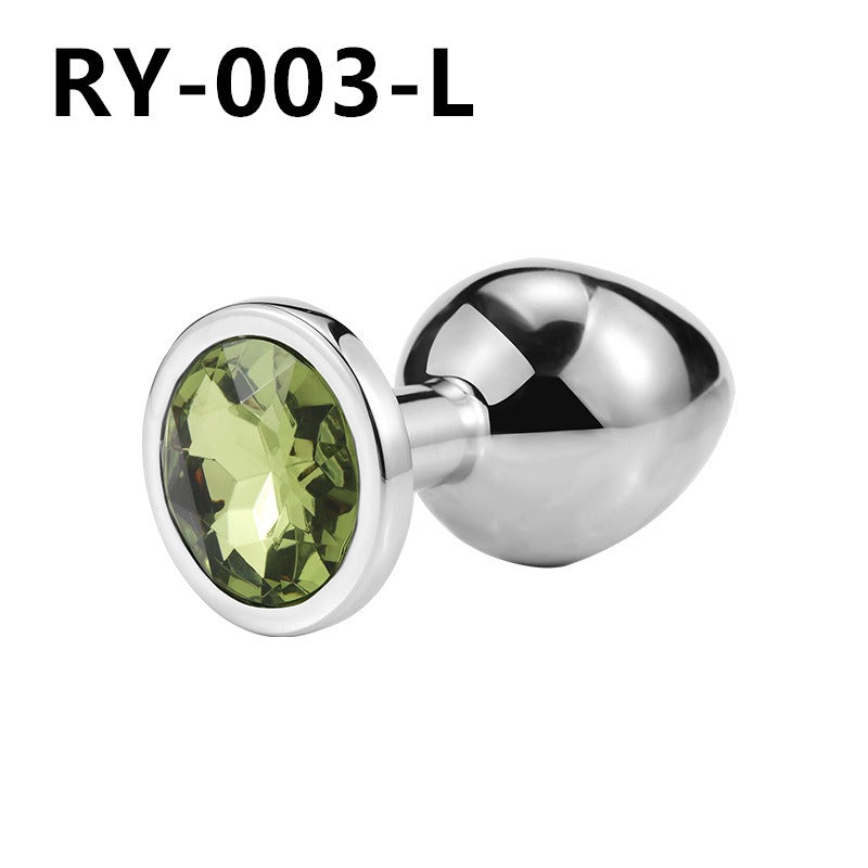 “Plug Anal con Joya ‘Lujo Secreto’ – Acero Inoxidable”