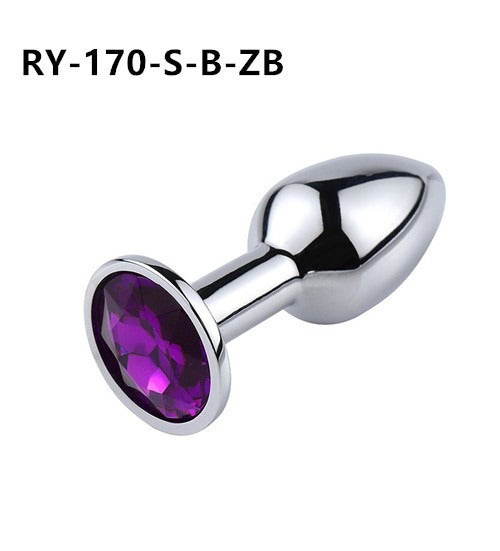 “Plug Anal con Joya ‘Lujo Secreto’ – Acero Inoxidable”