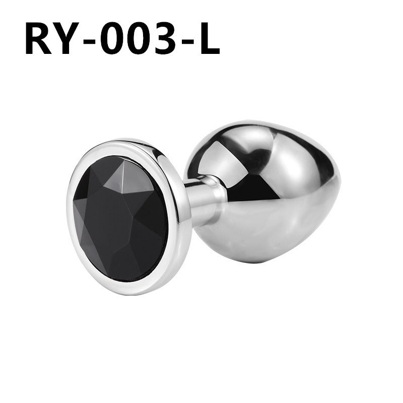 “Plug Anal con Joya ‘Lujo Secreto’ – Acero Inoxidable”