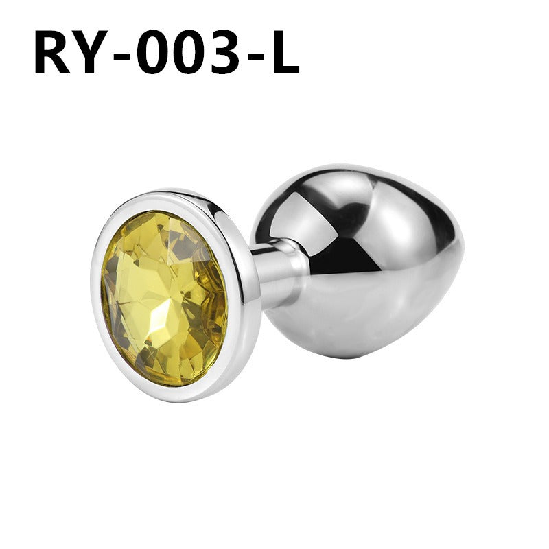 “Plug Anal con Joya ‘Lujo Secreto’ – Acero Inoxidable”