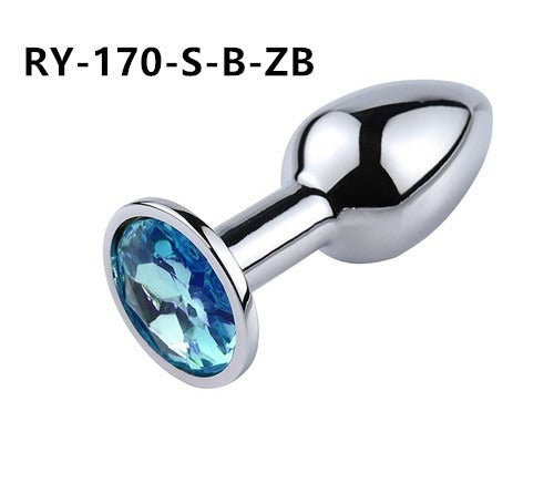 “Plug Anal con Joya ‘Lujo Secreto’ – Acero Inoxidable”