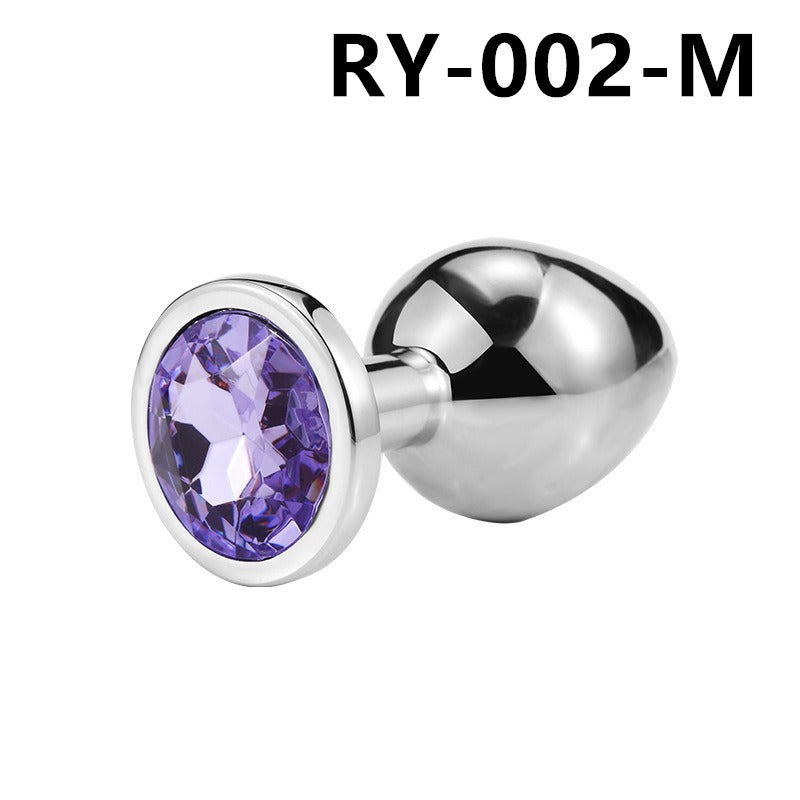 “Plug Anal con Joya ‘Lujo Secreto’ – Acero Inoxidable”