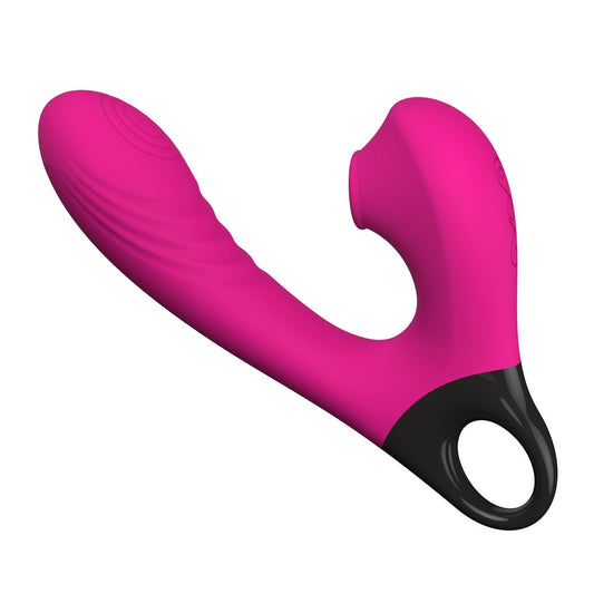 New 10 Frequency Vibration+10 Frequency Flapping+5 Frequency Sucking Masturbation Vibration Massage Stick Couple Sex Toys