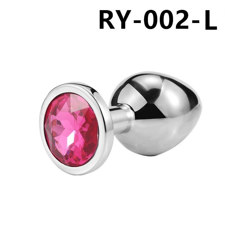 “Plug Anal con Joya ‘Lujo Secreto’ – Acero Inoxidable”