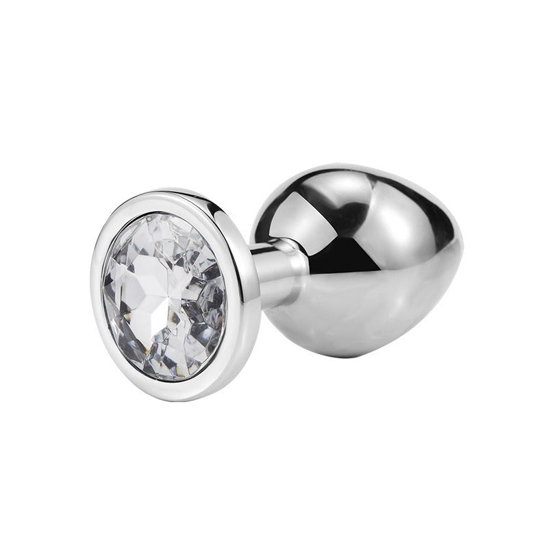 “Plug Anal con Joya ‘Lujo Secreto’ – Acero Inoxidable”
