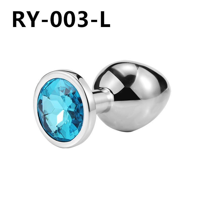 “Plug Anal con Joya ‘Lujo Secreto’ – Acero Inoxidable”