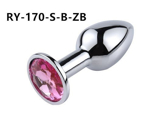“Plug Anal con Joya ‘Lujo Secreto’ – Acero Inoxidable”