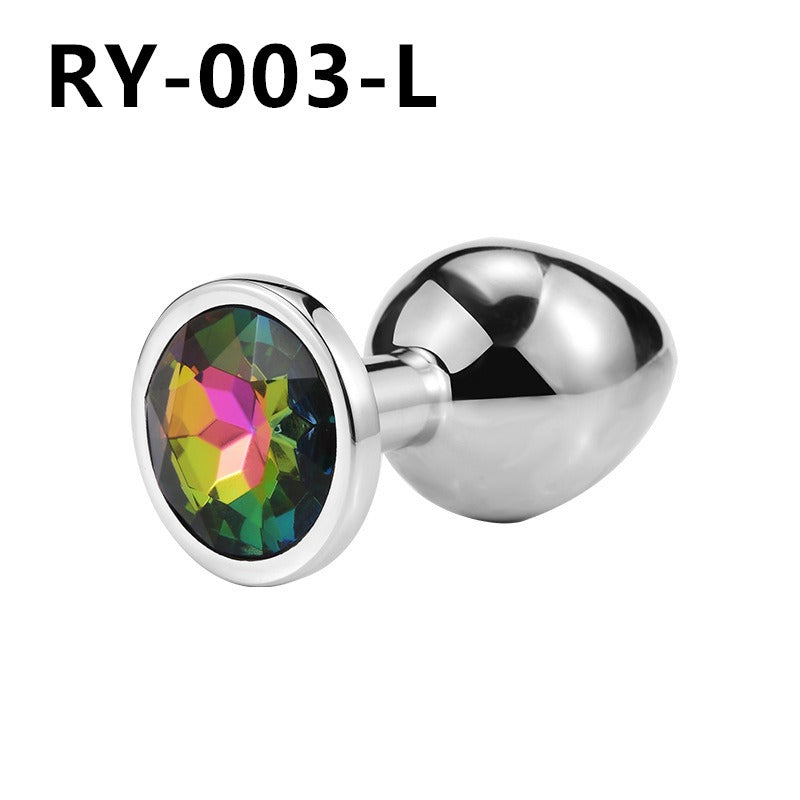 “Plug Anal con Joya ‘Lujo Secreto’ – Acero Inoxidable”