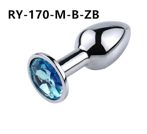 “Plug Anal con Joya ‘Lujo Secreto’ – Acero Inoxidable”
