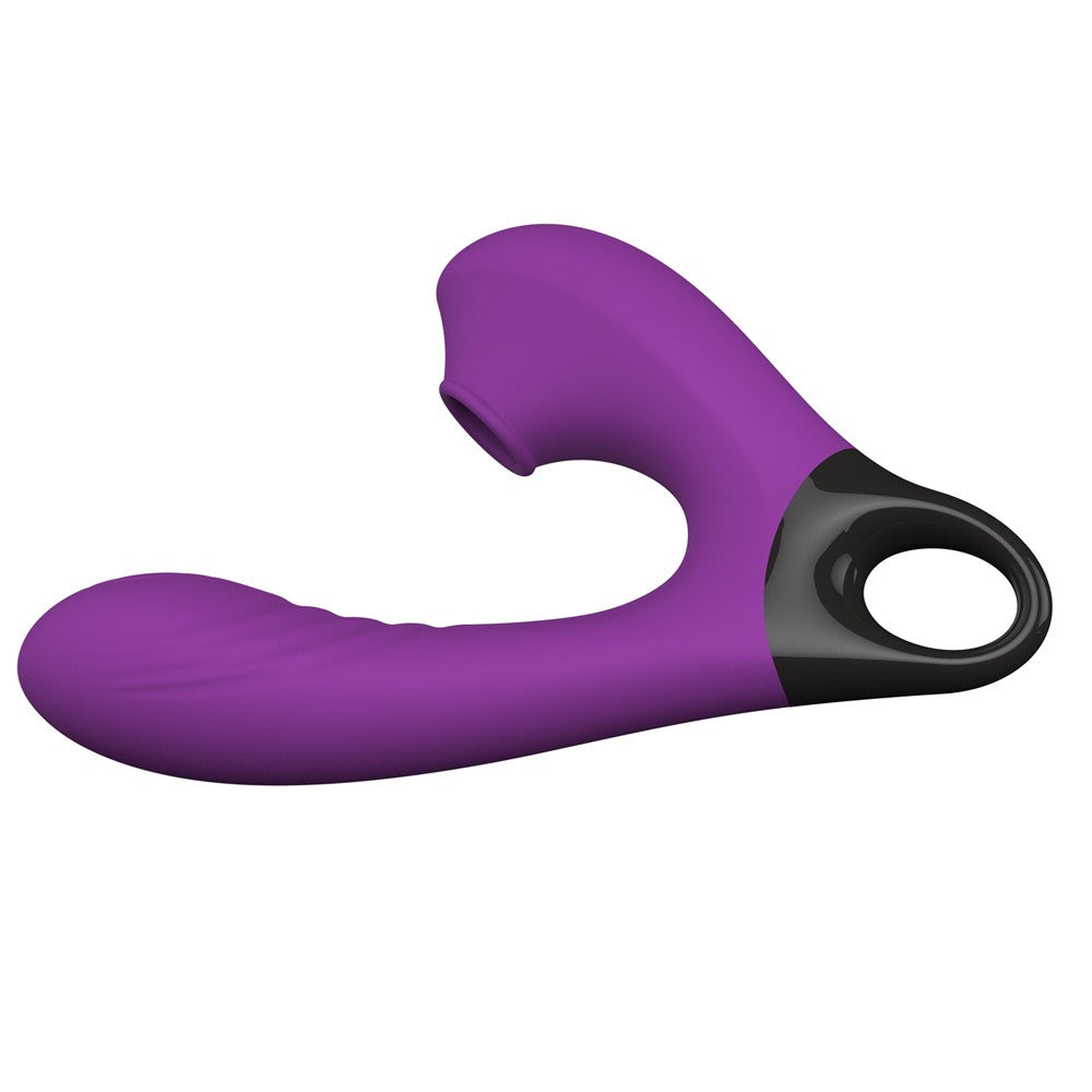 New 10 Frequency Vibration+10 Frequency Flapping+5 Frequency Sucking Masturbation Vibration Massage Stick Couple Sex Toys