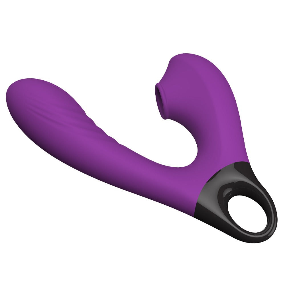 New 10 Frequency Vibration+10 Frequency Flapping+5 Frequency Sucking Masturbation Vibration Massage Stick Couple Sex Toys