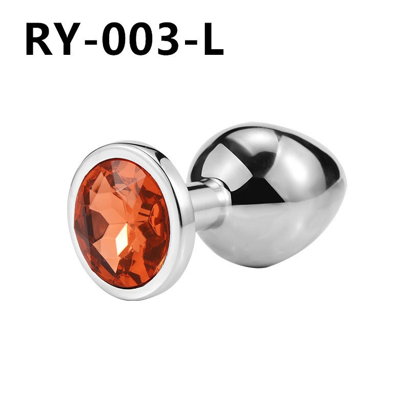 “Plug Anal con Joya ‘Lujo Secreto’ – Acero Inoxidable”